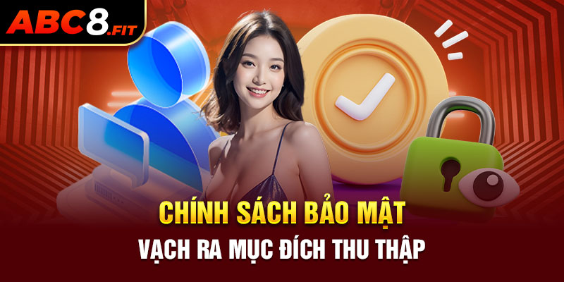 Chính sách bảo mật vạch ra mục đích thu thập